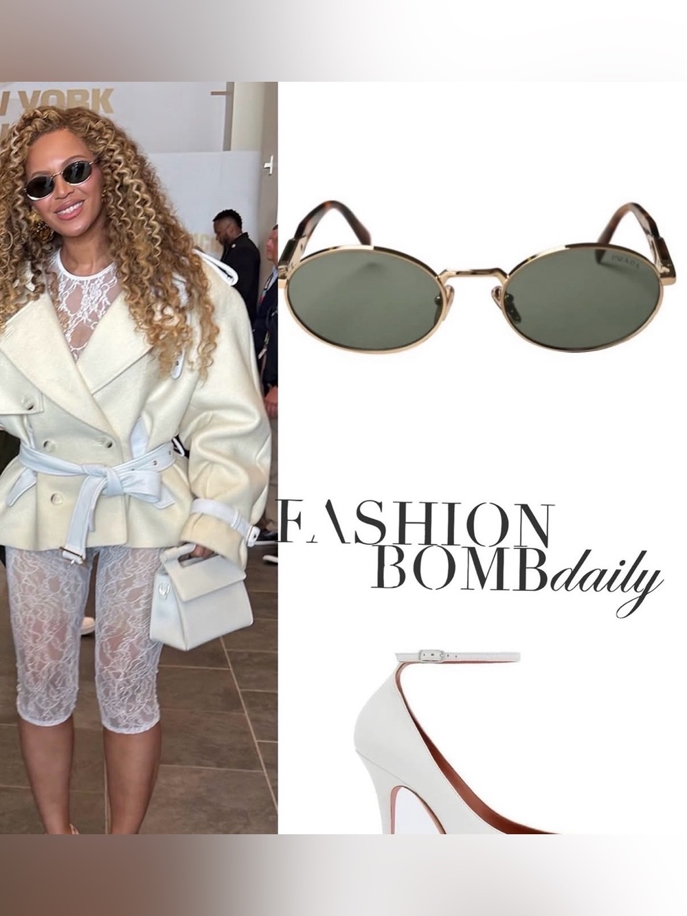 Prada round sunglasses